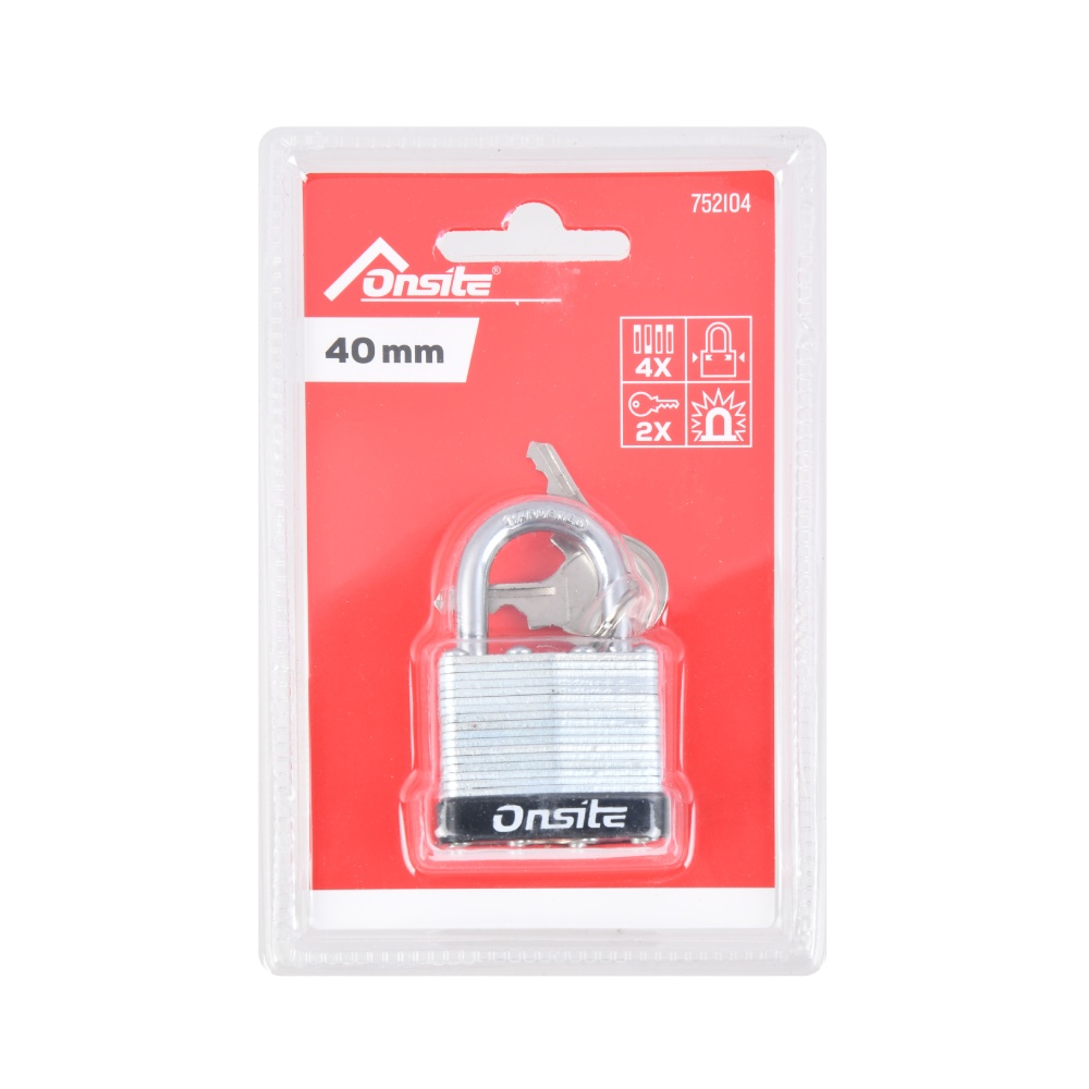 Candado laminado 40 mm