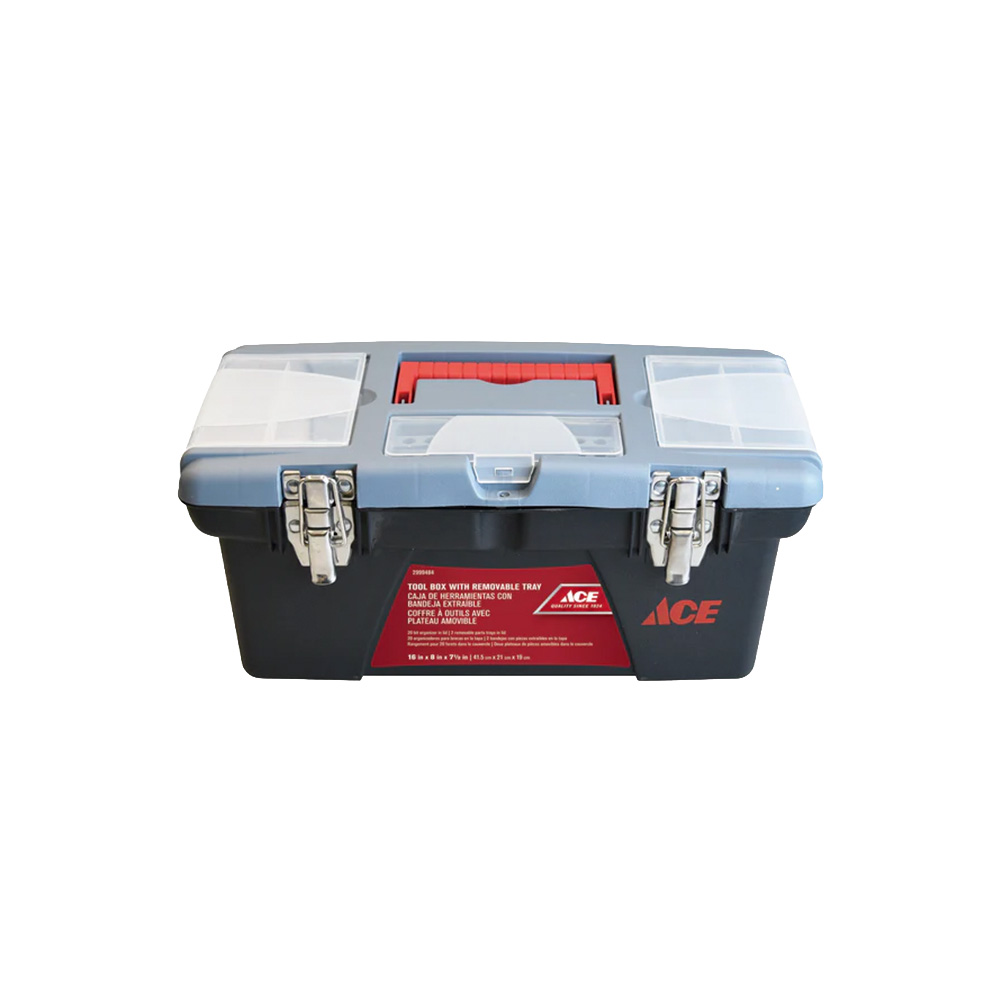 Caja de herramientas con cierre metalico 41.5 cm