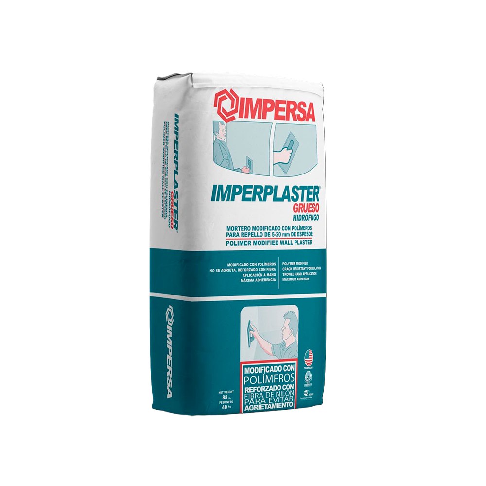Repello 40 kg gris imperplaster grueso