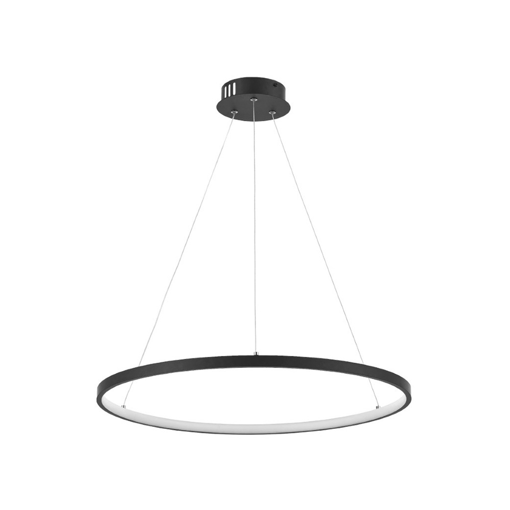 Lampara colgante led negra 25w 3k