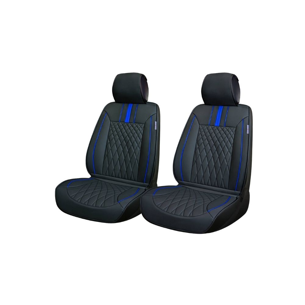Forro para asientos negro-azul 9 pzas bora luxe