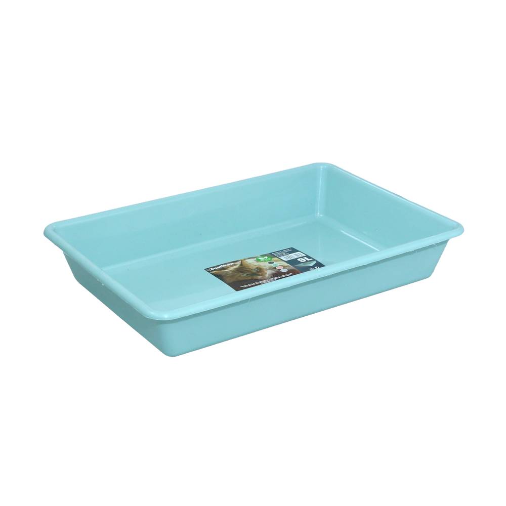 Arenero para gato de plastico 9 l menta