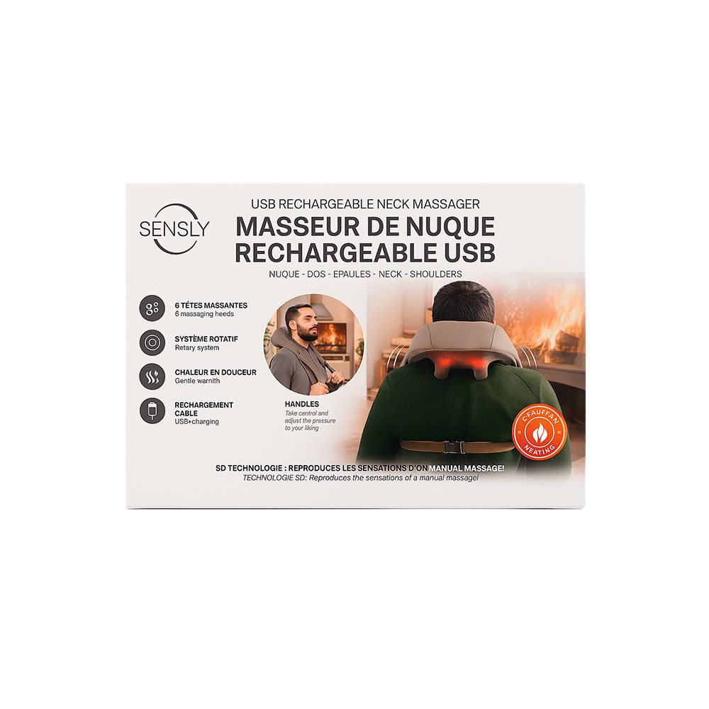 Masajeador recargable para cuello