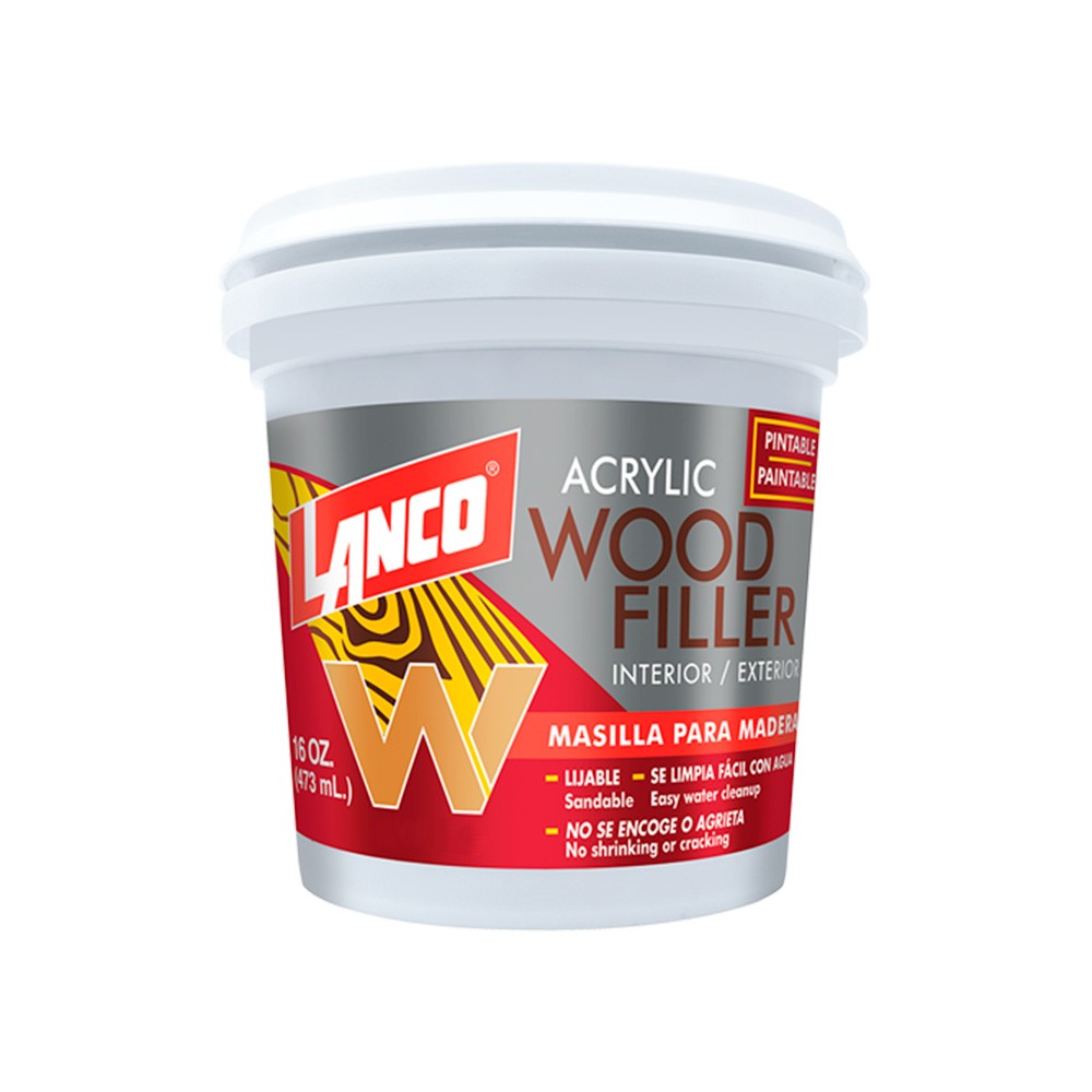 Masilla para madera base agua roble mate wood filler 0.47 l