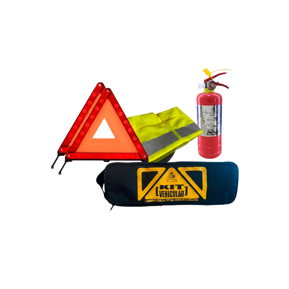 Kit de emergencia para carro 4 piezas