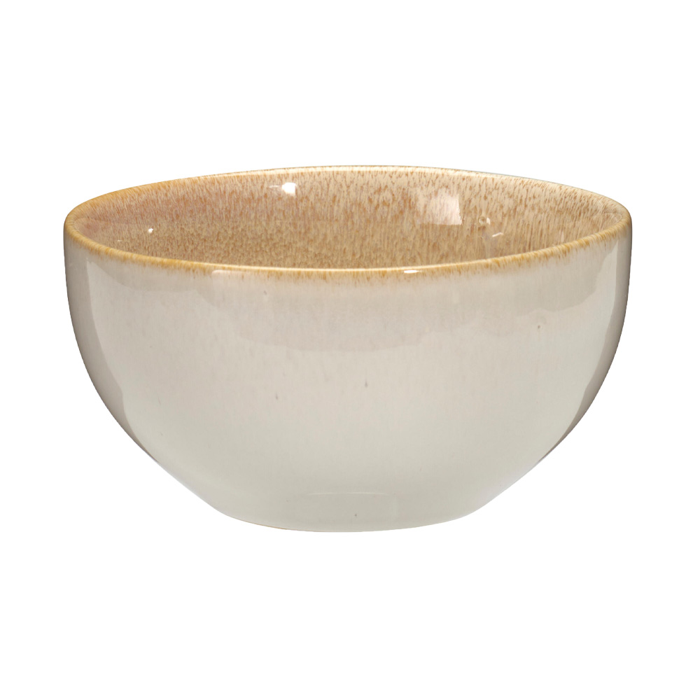 Juego de 4 bowl de ceramica café beige 580ml