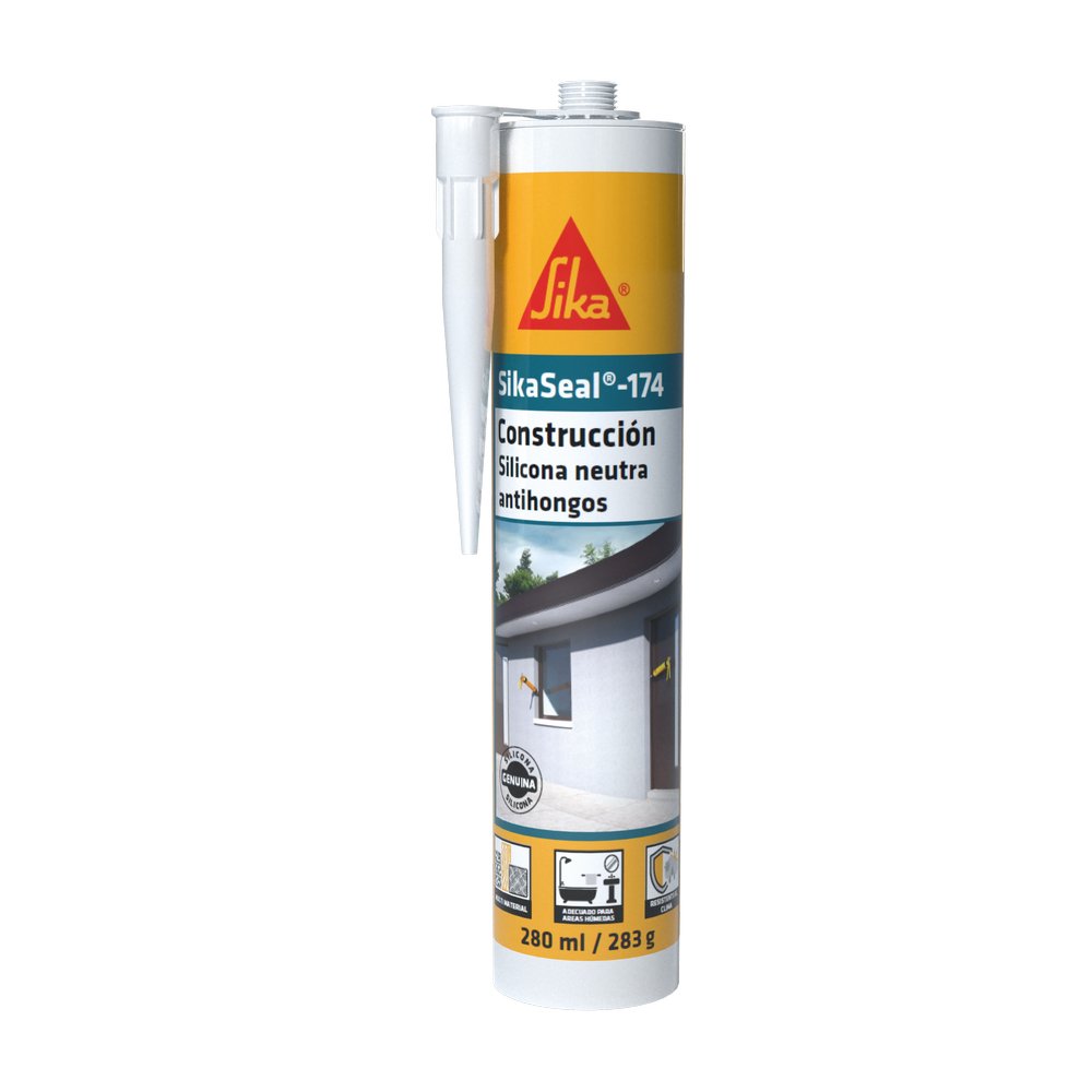 Silicón para puertas y ventanas transparente 280 ml (340 g)