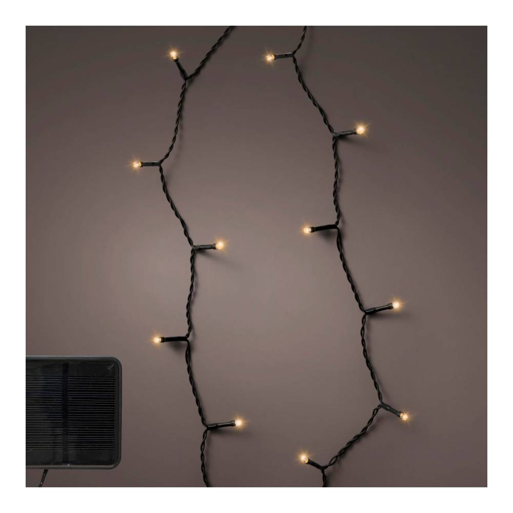 Luces navideñas con panel solar 8 funciones 900cm