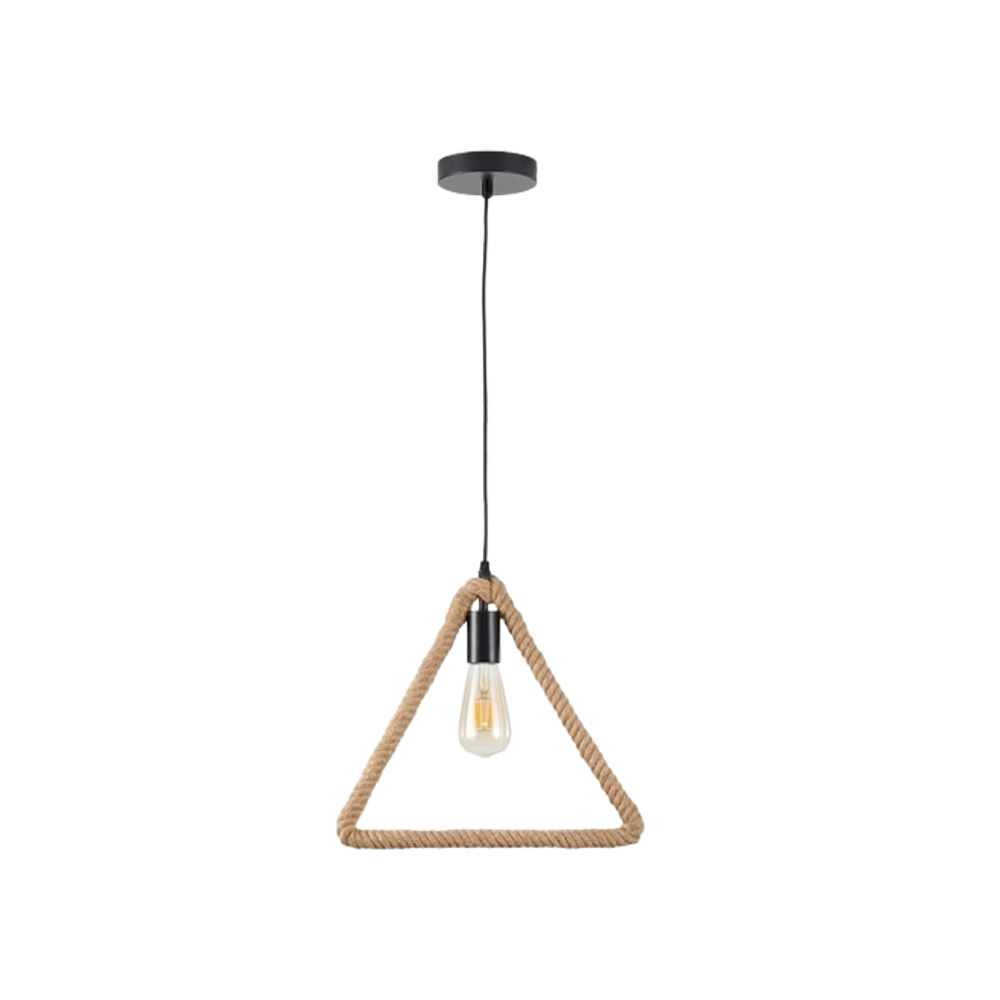 Lampara colgante e27 d37 hierro