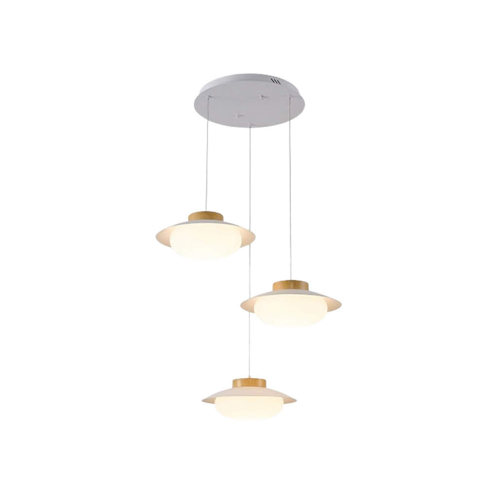 Lampara colgante led 10w 3k-4k-6k 100-240v blanca