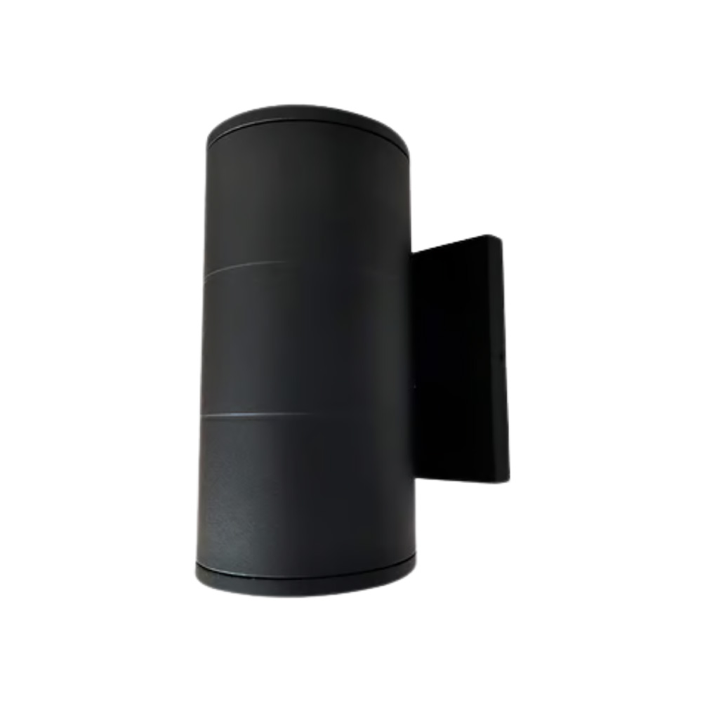 Lampara de pared para exterior arbotante 24w 30k negra