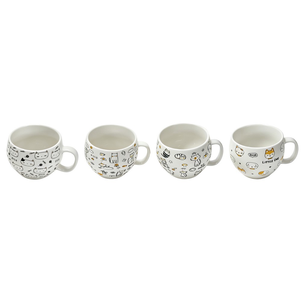 Taza de ceramica de figuras 10.5x9.5cm