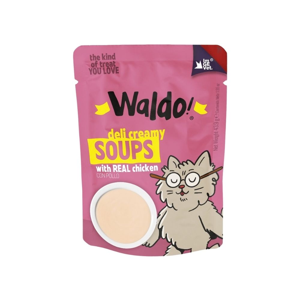 Sopa cremosa para gatos de pollo 43.9 g