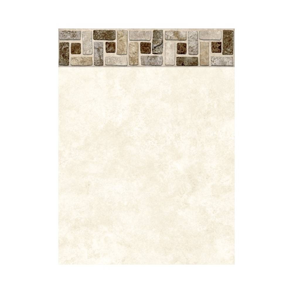 Ceramica de pared 33x25 cm sevilla crema decorado caja 1.5 m2