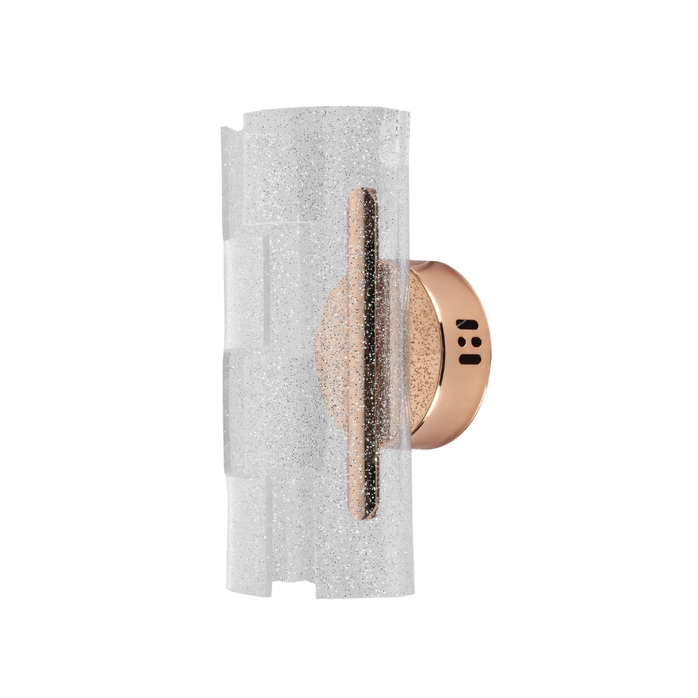 Lampara de pared led 3000k dorada