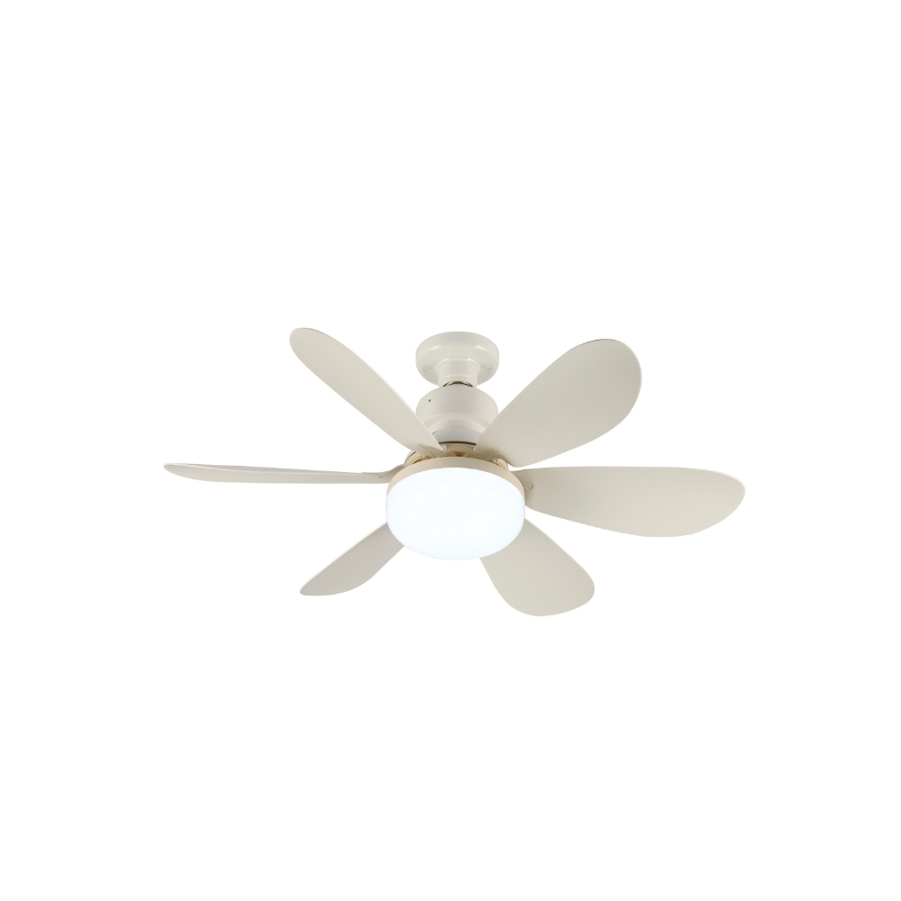 Ventilador led base e27 color blanco