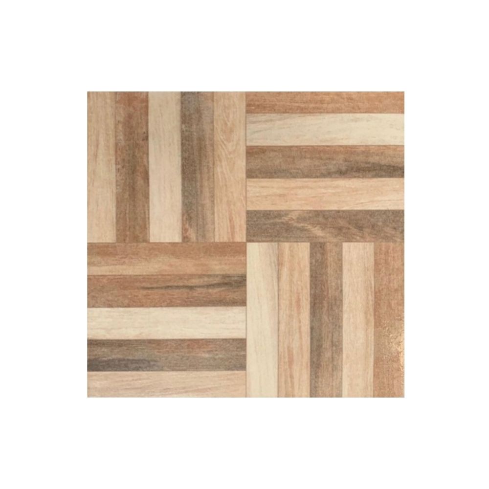 Piso ceramico madera merenti 33 cm x 33 cm caja 18 pzs 1.96 m2