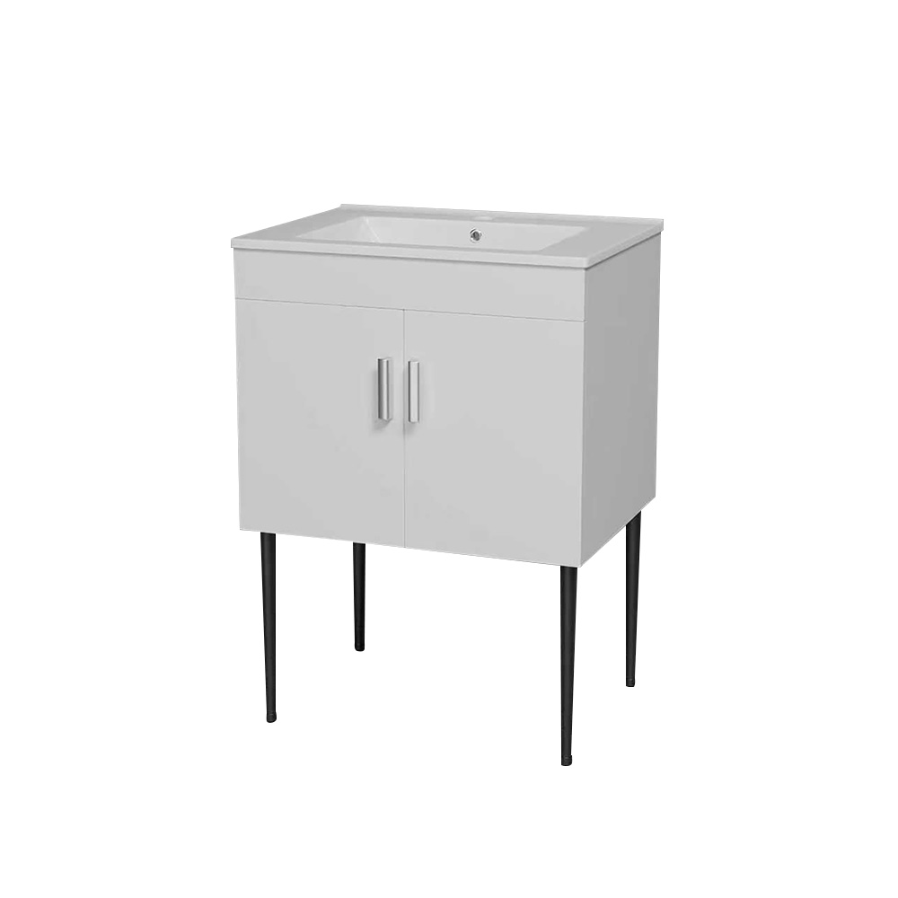 Gabinete con lavamanos elevado 50x46x50 cm blanco rinchmond