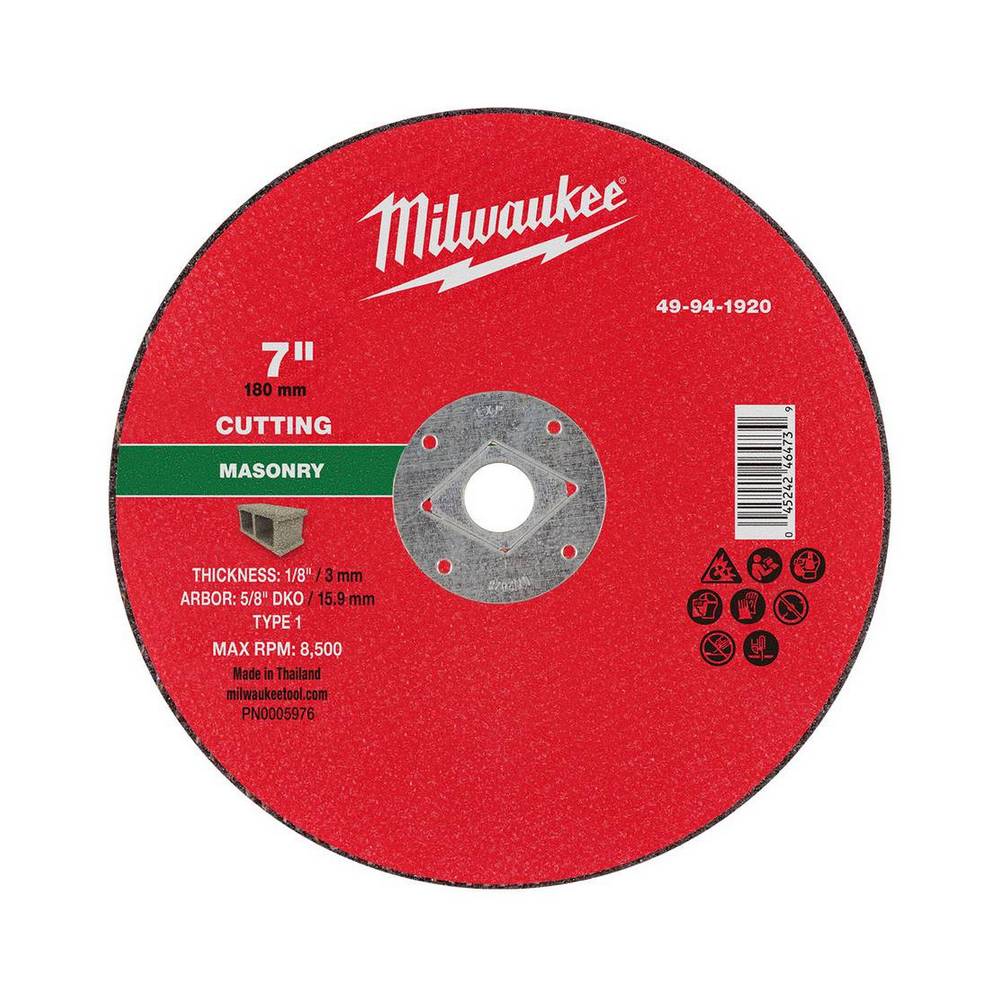 Disco para concreto corte 7x1-8x1 pulg (177x3.1x25.4 mm) dko