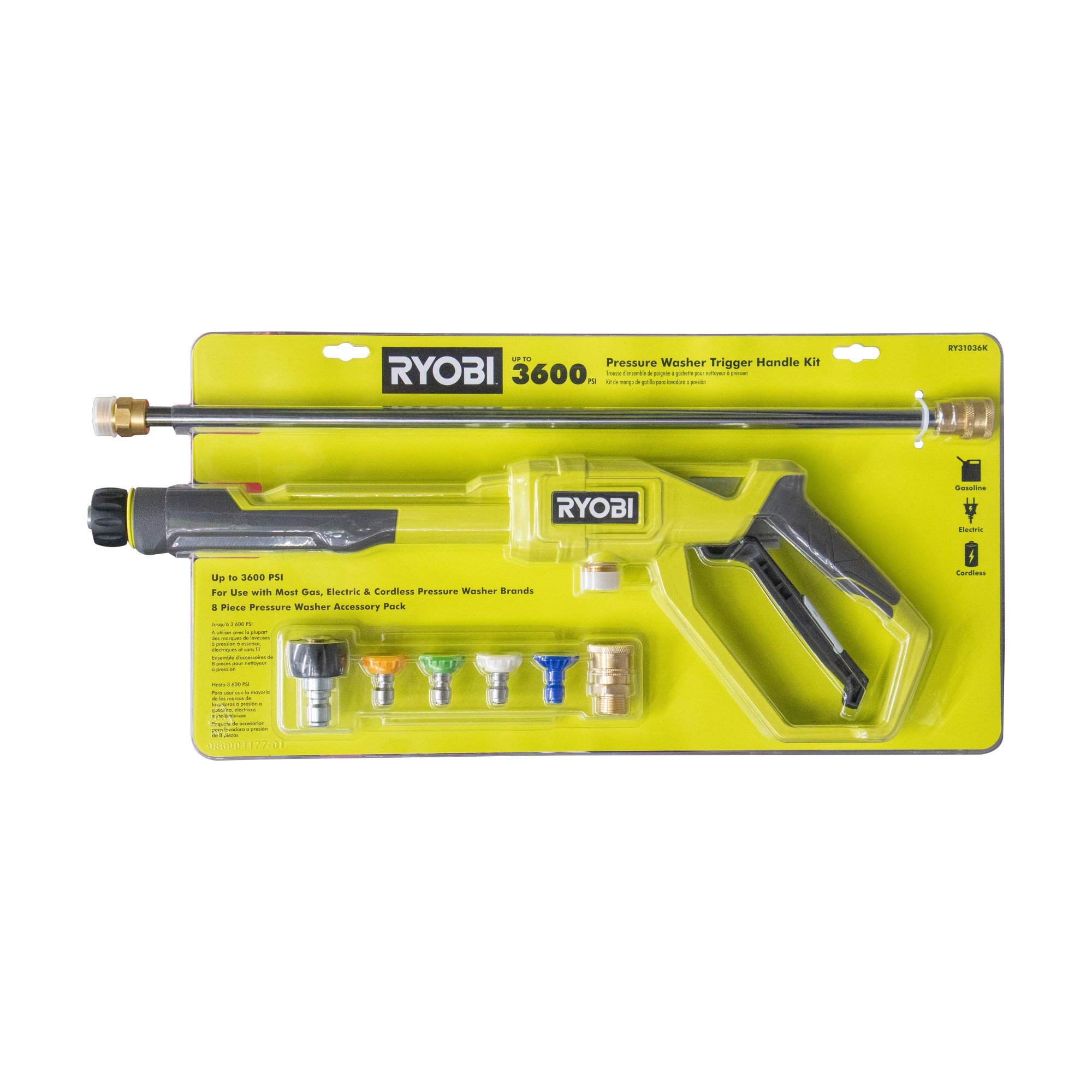 KIT DE PISTOLA + LANZA + BOQUILLAS