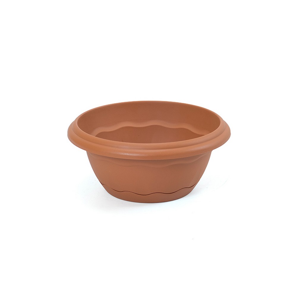 Maceta con plato terra terracota 30 cms plastiken 7682