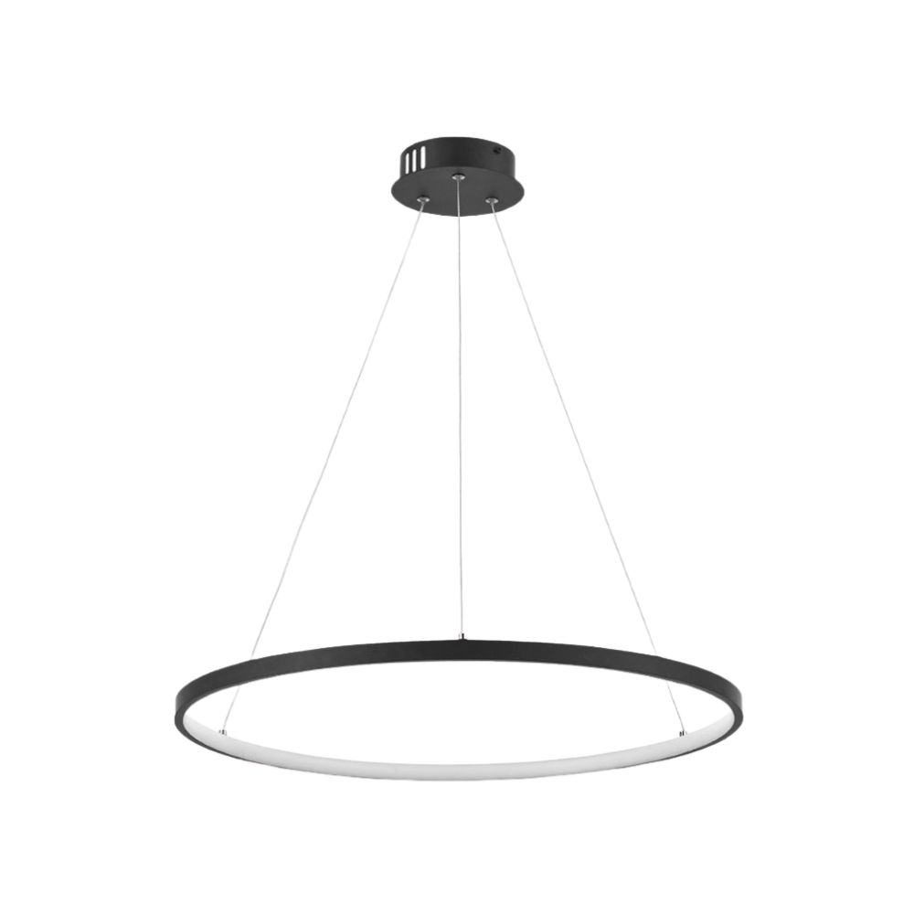 Lampara colgante led negra cct 25w 3k