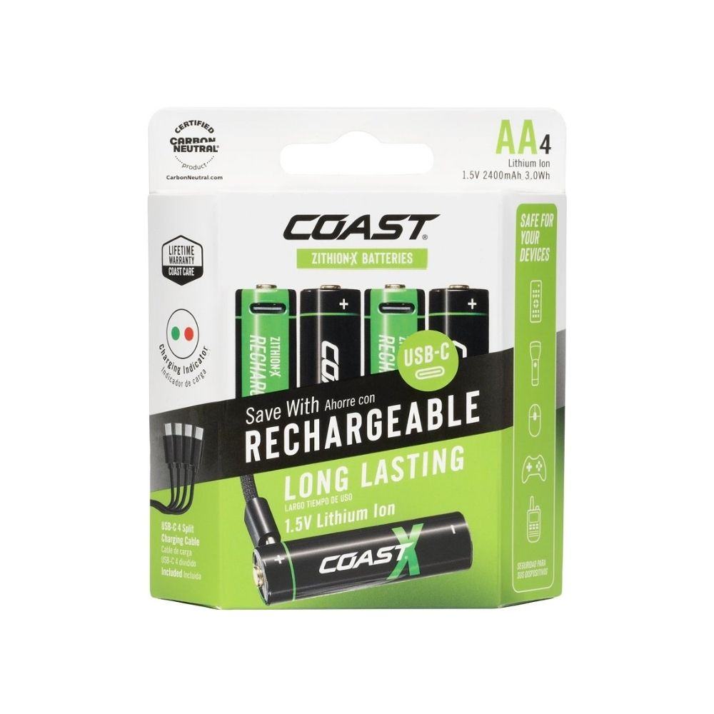 Bateria recargable zx aa 1.5 v