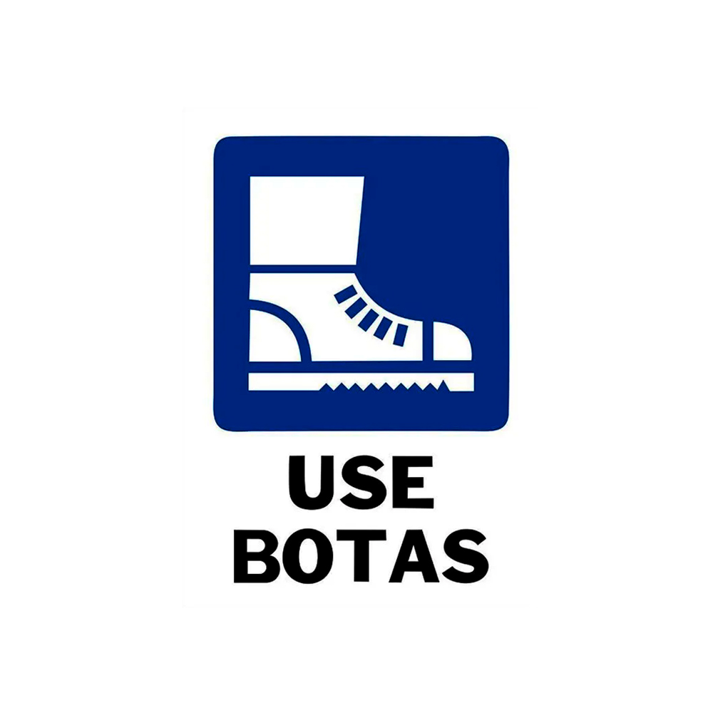 Rotulo use botas 25x36 cm