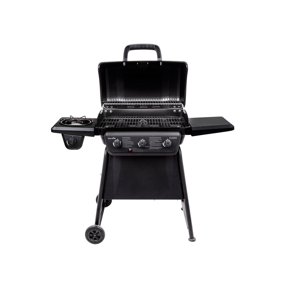 Parrilla gas 42.000 btu 3 quem + 1 quem lateral