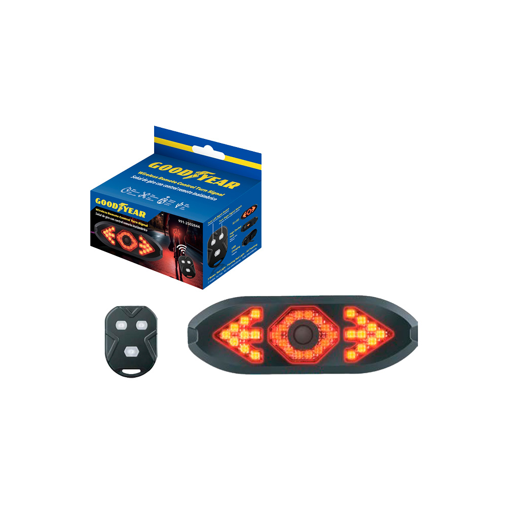Luz de giro inalámbrica para bicicletas