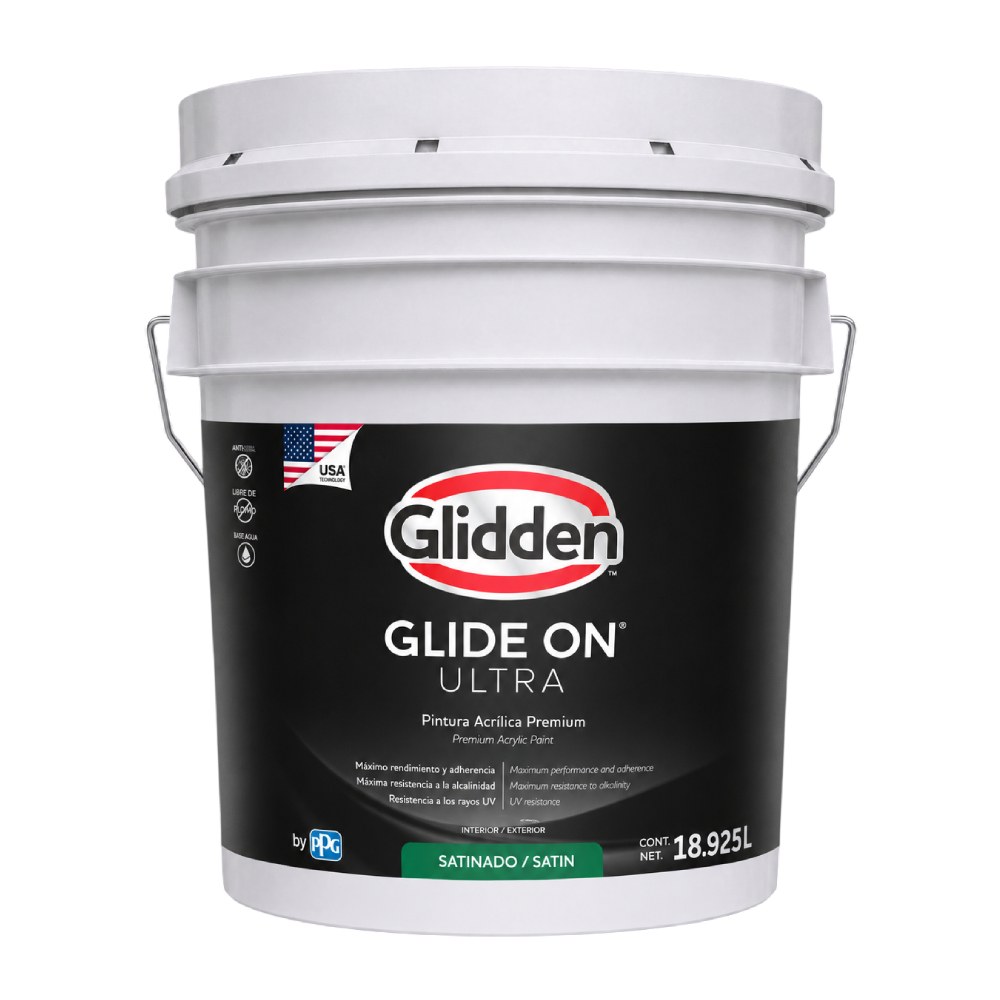 Pintura latex base deep satin glide-on ultra 18.927 l (cub)