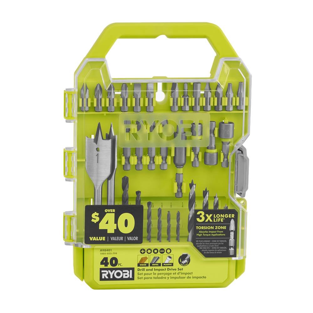 Juego de puntas con brocas s-40
