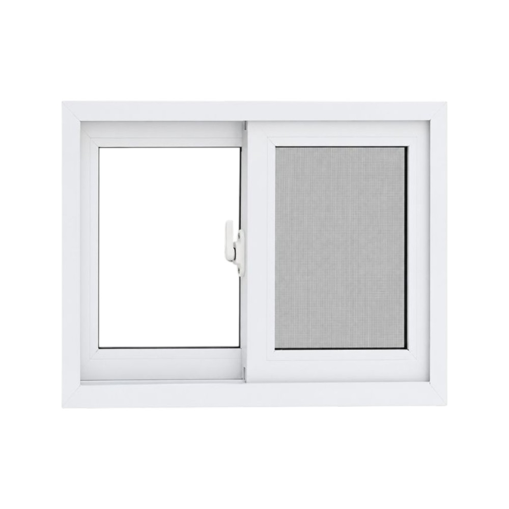 Ventanas francesas corrediza upvc blanca anti uv vidrio de seguridad templado 5m
