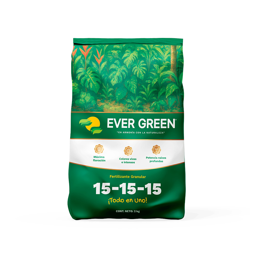 Fertilizante granulado 15-15-15 2 kg