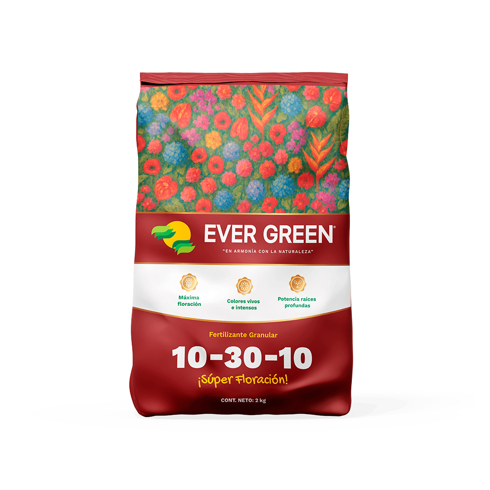 Fertilizante granulado para raices 10-30-10 2 kg