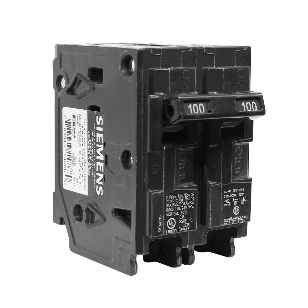 Dado termico 100a 2 polos q2100