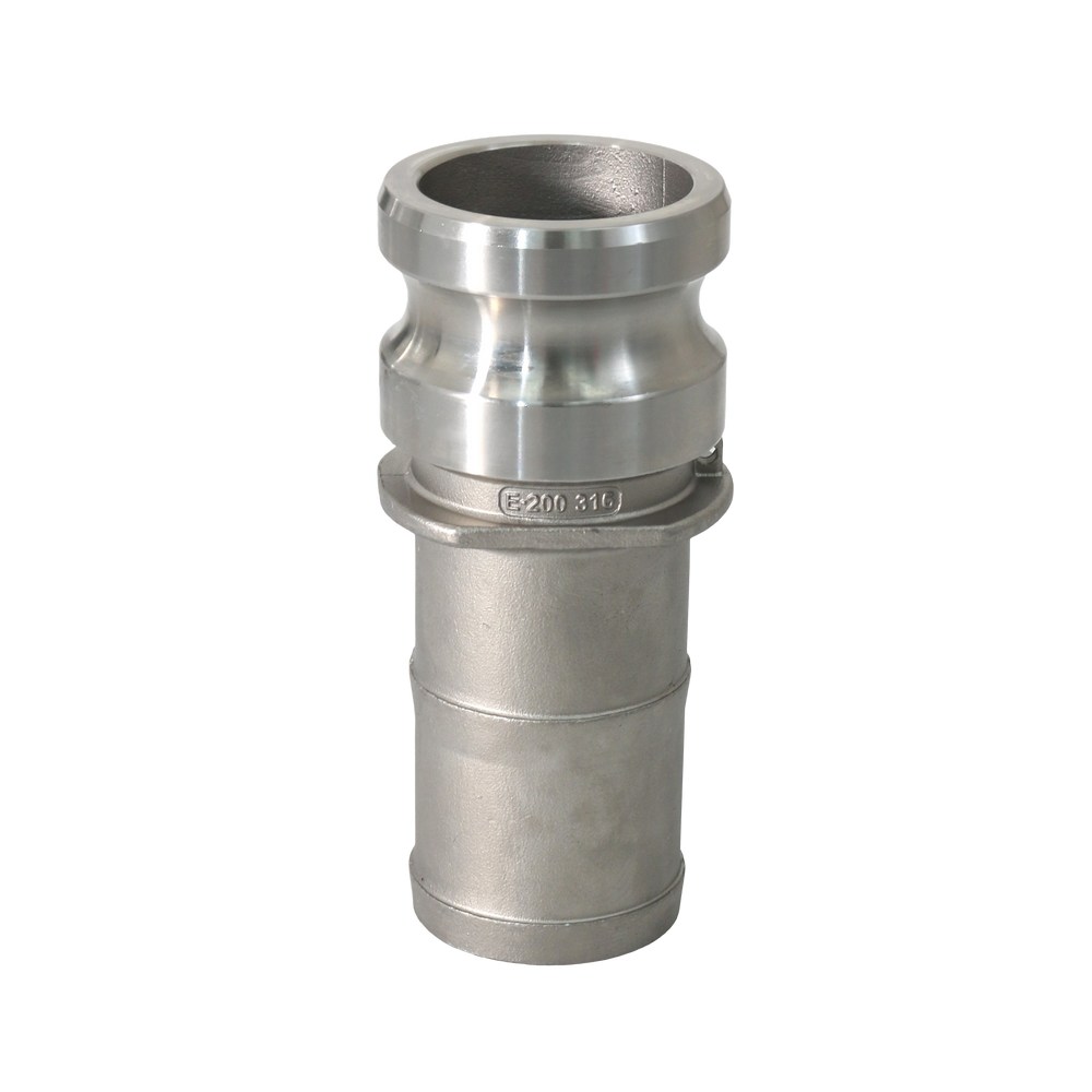 Acople rápido 2 pulg (50.8 mm) acero inoxidable tipo e