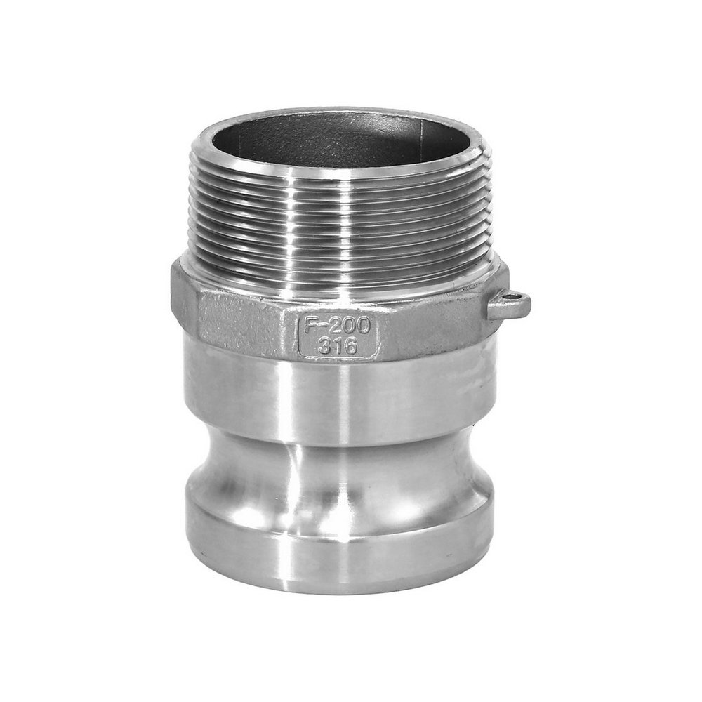 Acople rápido 2 pulg (50.8 mm) acero inoxidable tipo f