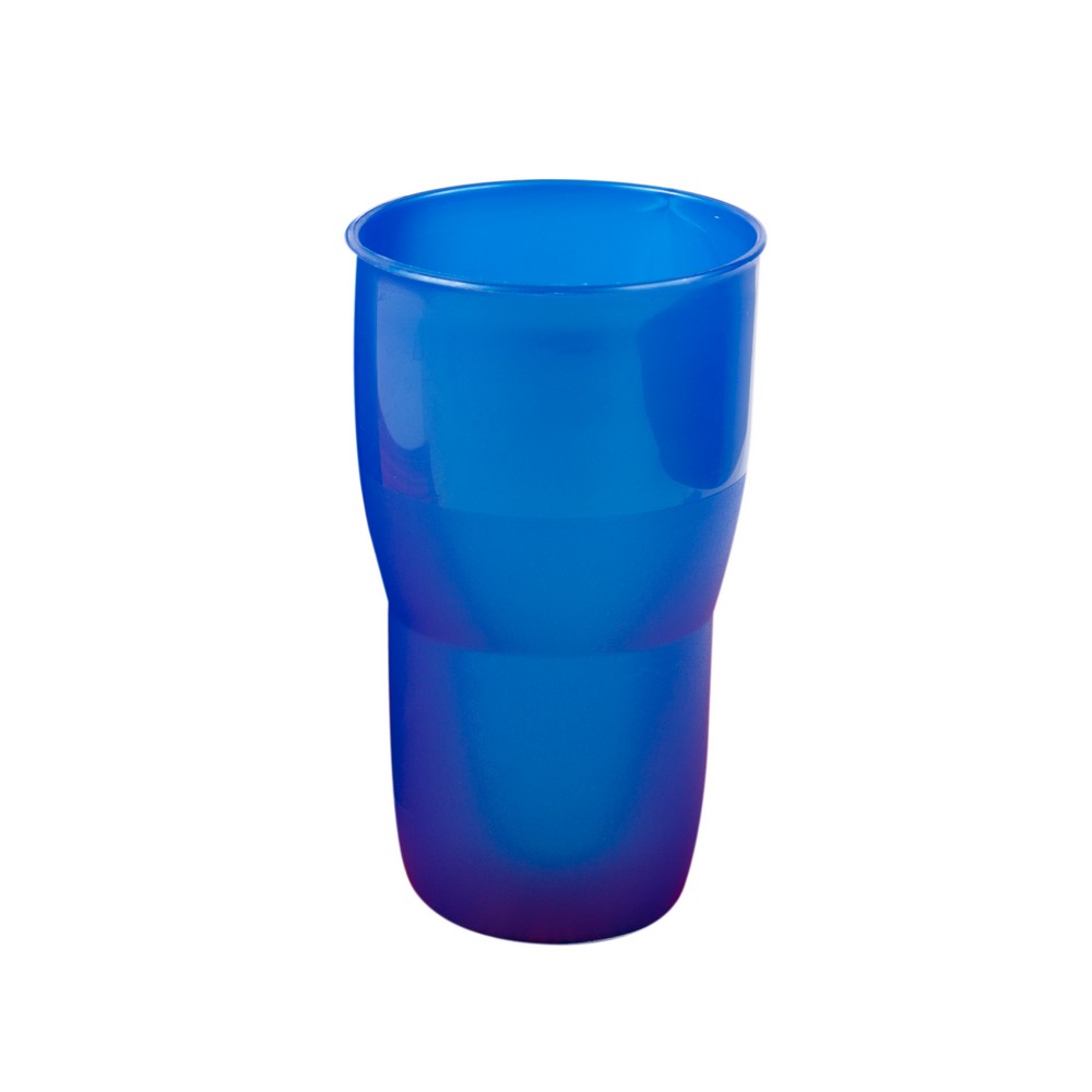 Vaso plastico 18 oz azul 4 pzas