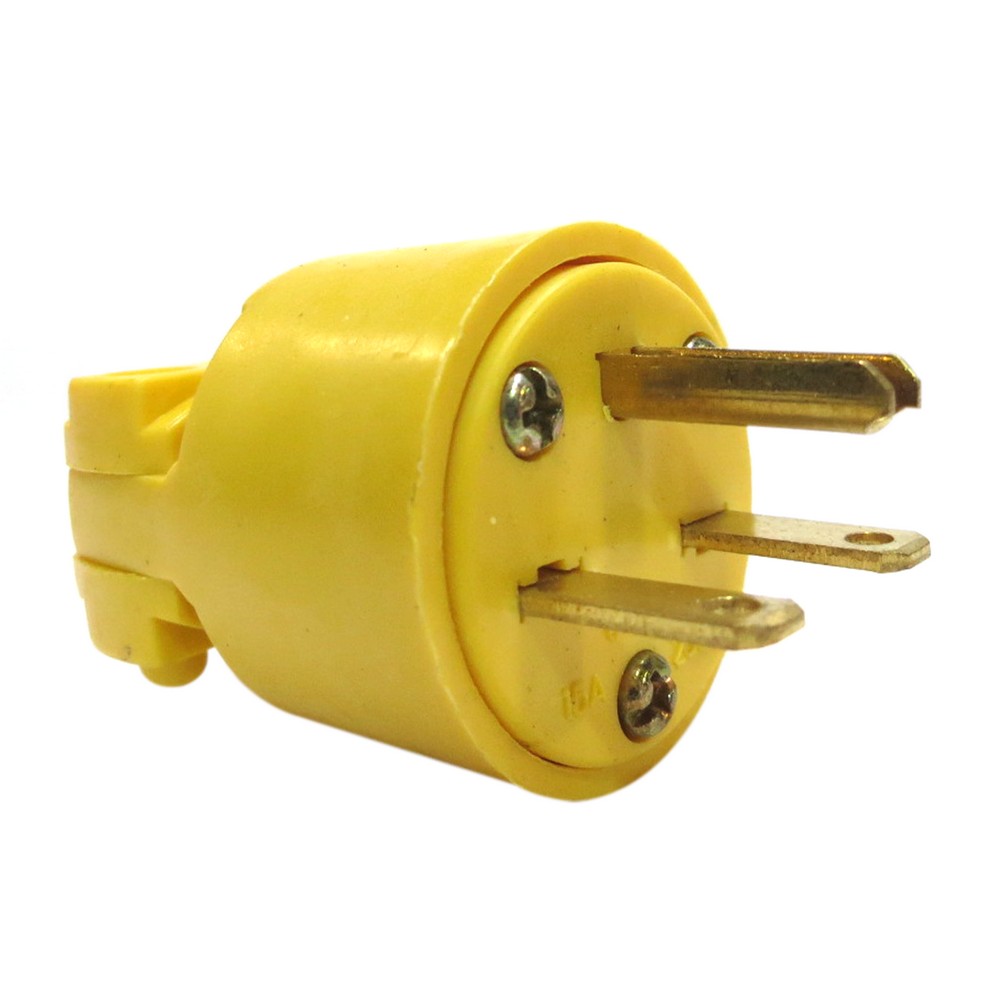 Enchufe para extension macho gaza termoplastica 15a-250v 3p tipo chino