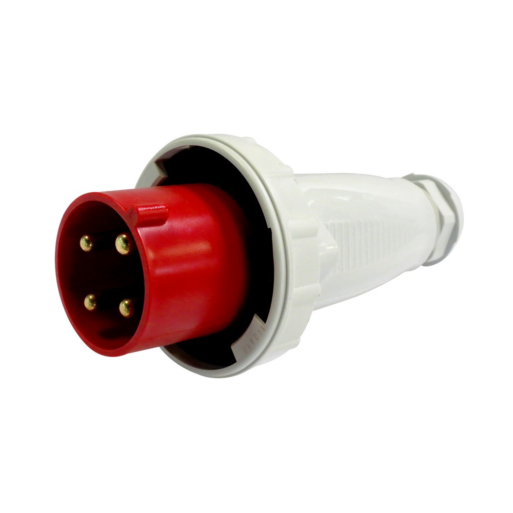Toma para extension macho 3polos +tierra 63a 415vac