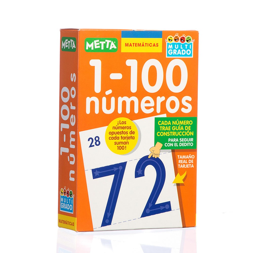 Tarjetonas suma y resta numeros 1-100