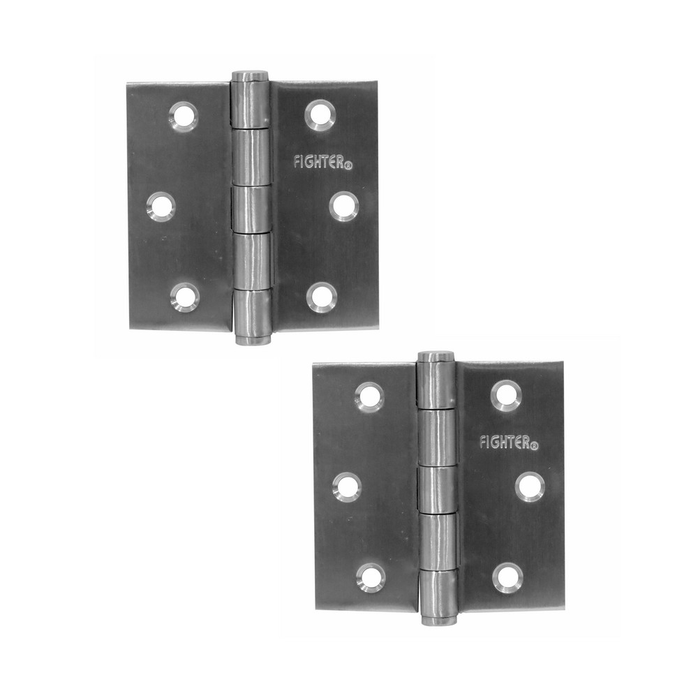 Bisagra alcayate acero inoxidable 3x3 pulg par