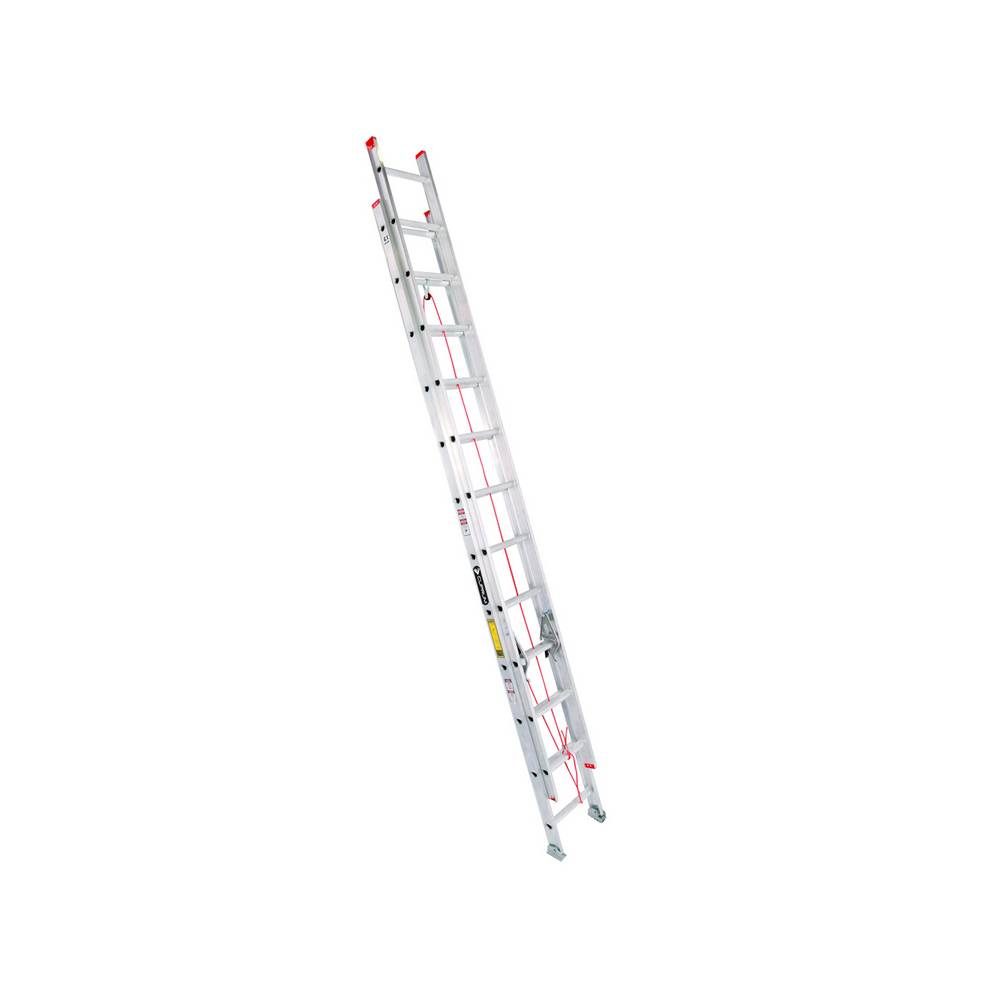 Escalera de aluminio de 8 pies, escalera extensible de 6+7 escalones,  certificación EN131, escaleras plegables ligeras, tamaño cerrado de 28  pulgadas