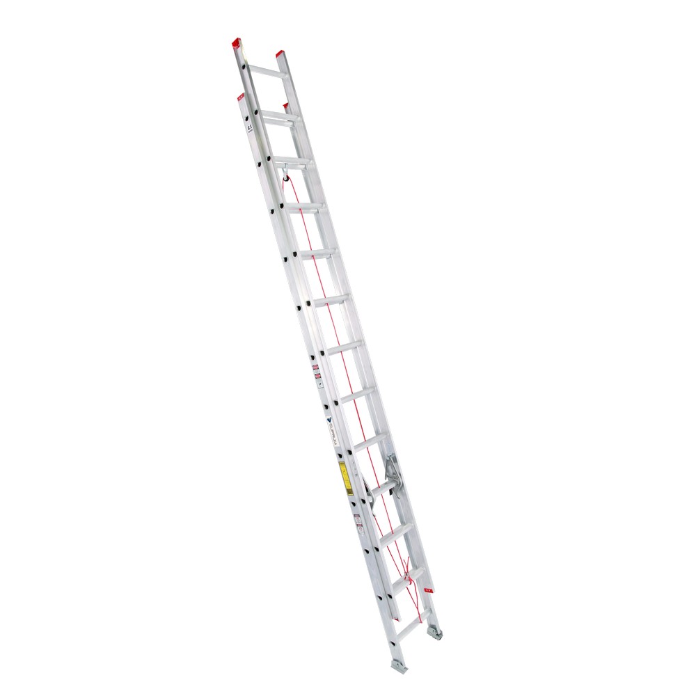 Escalera de aluminio extendible 24' tipo iii 150kg cuprum