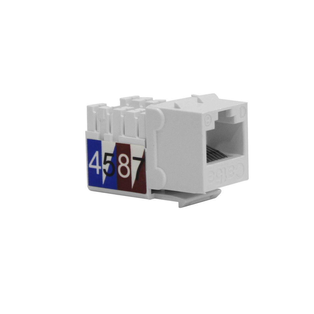 Toma rj45 hembra tipo dado cat5e