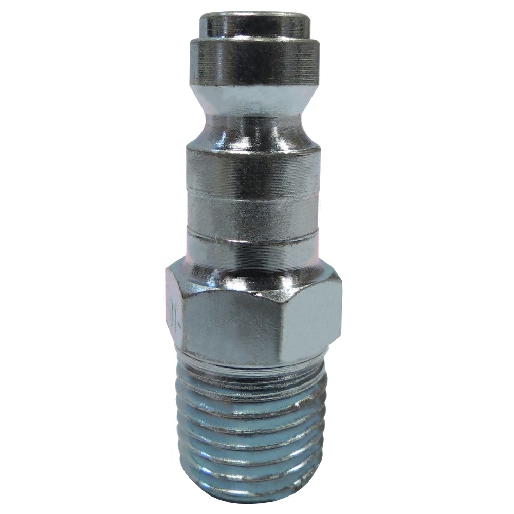 Espiga macho 1/4 npt acople rápido tipo t