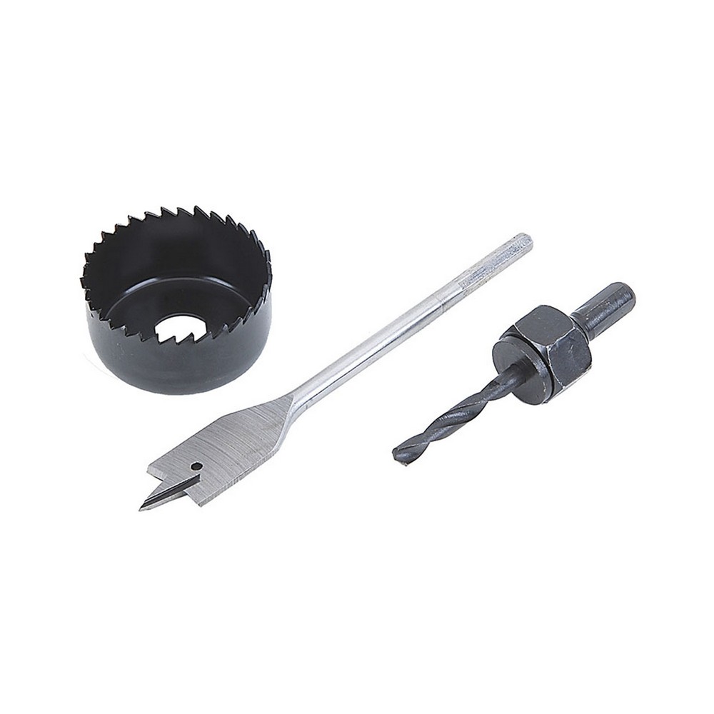 Kit Para Instalar Cerradura 3 Piezas SIERRA COPA DIAMANTADA