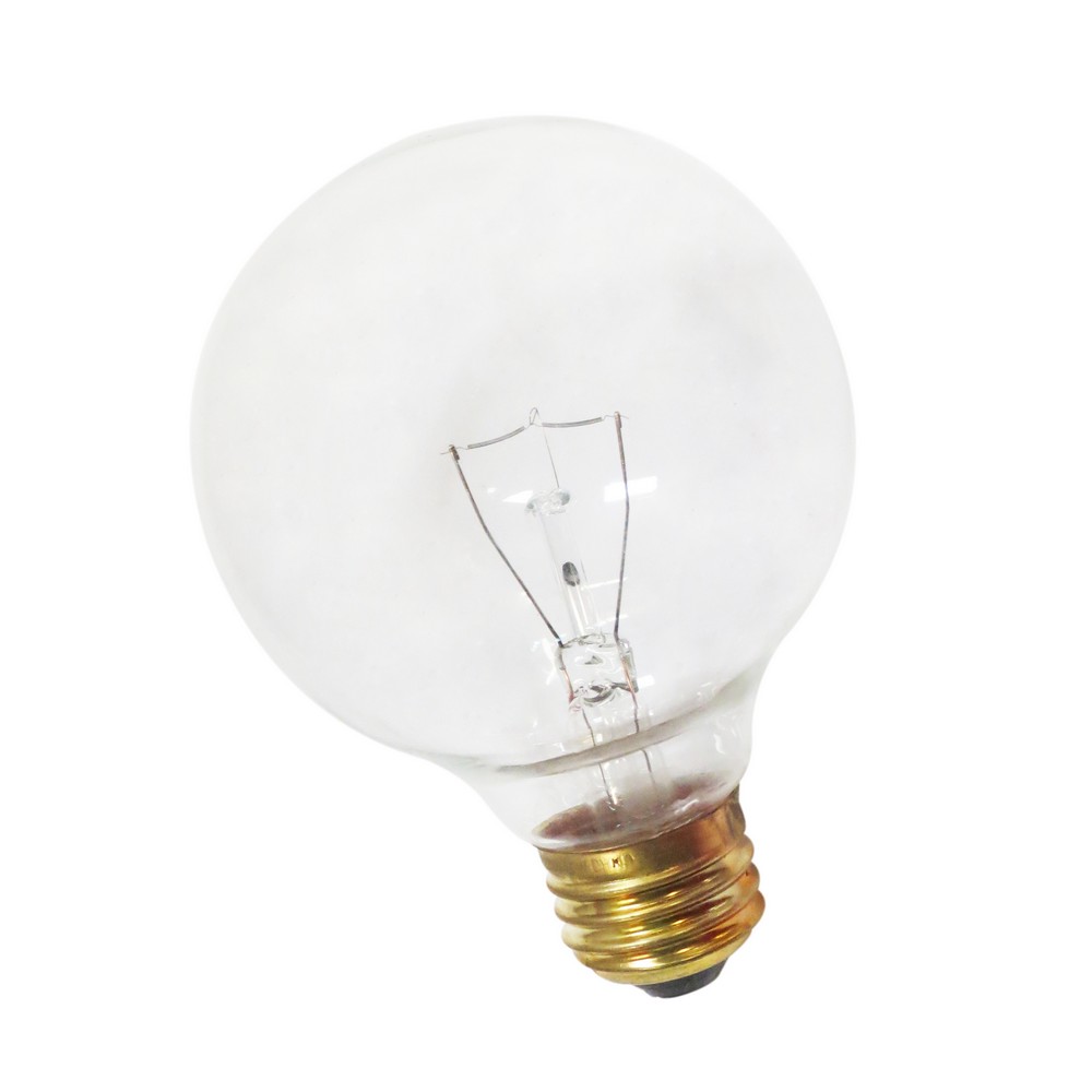 Bombilla incandescente 25w clear e-27 globo