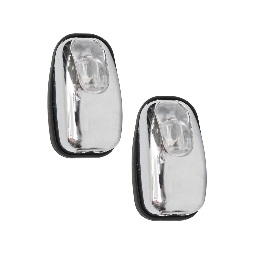 Boquilla con luz azul para limpia parabrisas 2 pzas